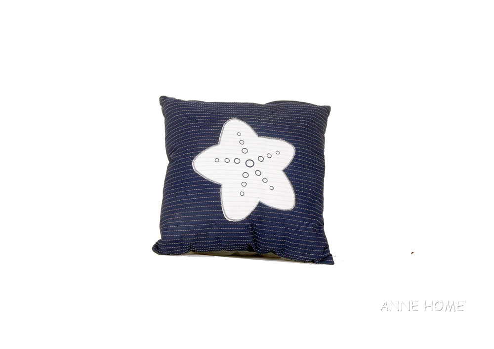 AB002 Anne Home - Blue Pillow  White Star AB002L00.jpg