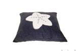 AB002 Anne Home - Blue Pillow  White Star 