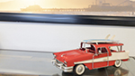 AJ096 1957 Ford Country Squire Station Wagon Red 