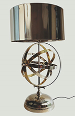 AK051 Aluminum Armillary Table Lamp 