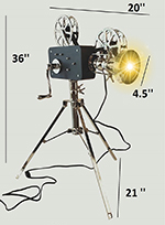 AK052 Aluminum Display Projector Lamp 