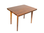 CF007 Nautical Table With Inlay Wood Stripes Small 
