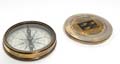 ND003 Beetles Compass w leather case 