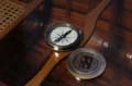 ND003 Beetles Compass w leather case 