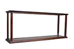 P096 Display Case for Cruise Liner Midsize Classic Brown 