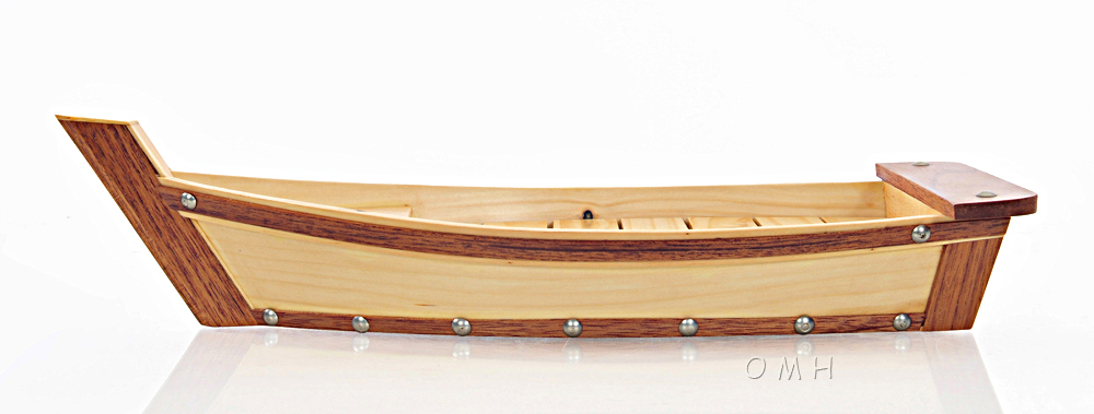 Q059 Wooden Sushi Boat Serving Tray Small Q059L01.jpg