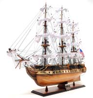 T097A USS Constitution Midsize With Display Case 
