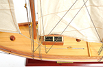 Y214 America Cup Racing Yacht Fully Assembled Model 